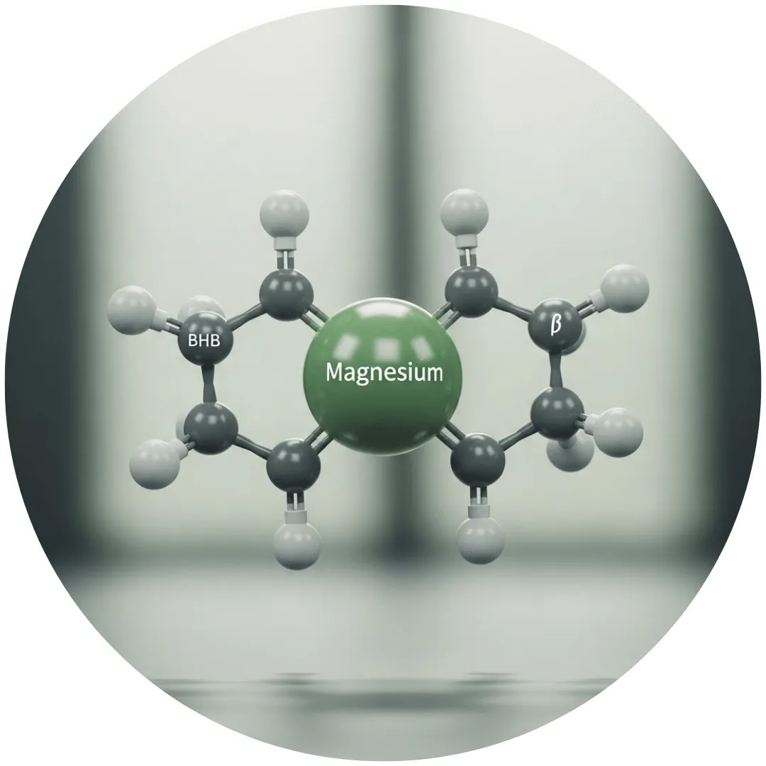 BHB Magnesium, cétone exogène utilisée dans Fitness Keto